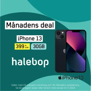 Halebop månadens deal med iPhone 13